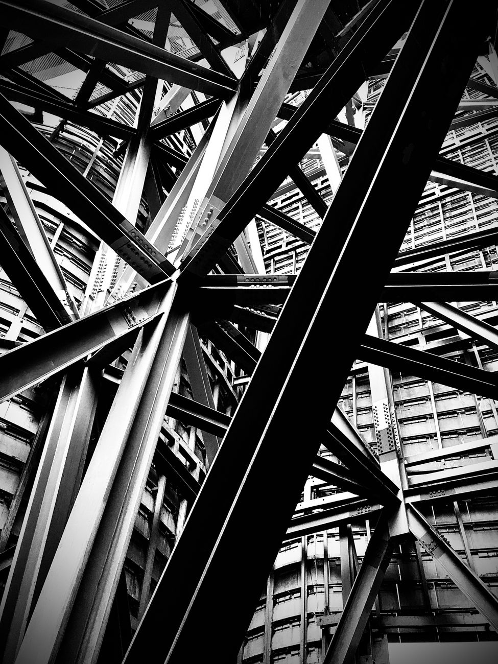 close up of construction in city