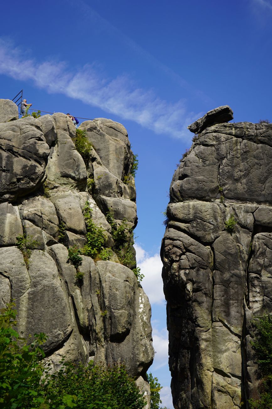 imposing sandstone externsteine in horn bad meinberg