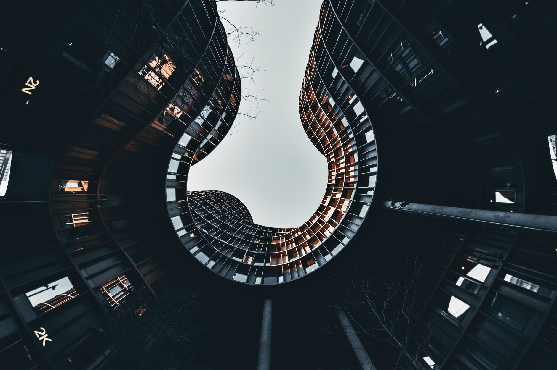 low angle shot of a building