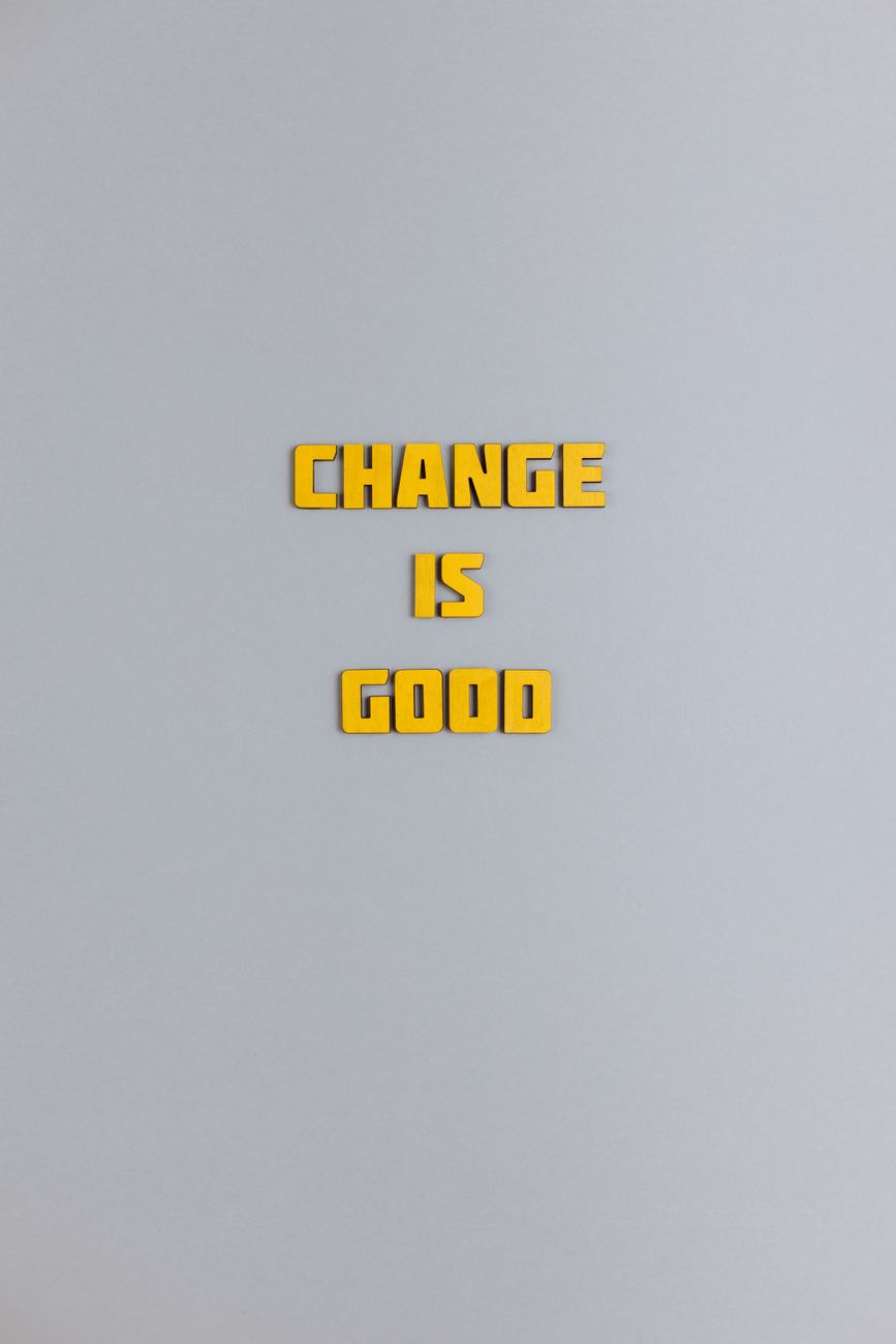 yellow message change is good against a white background