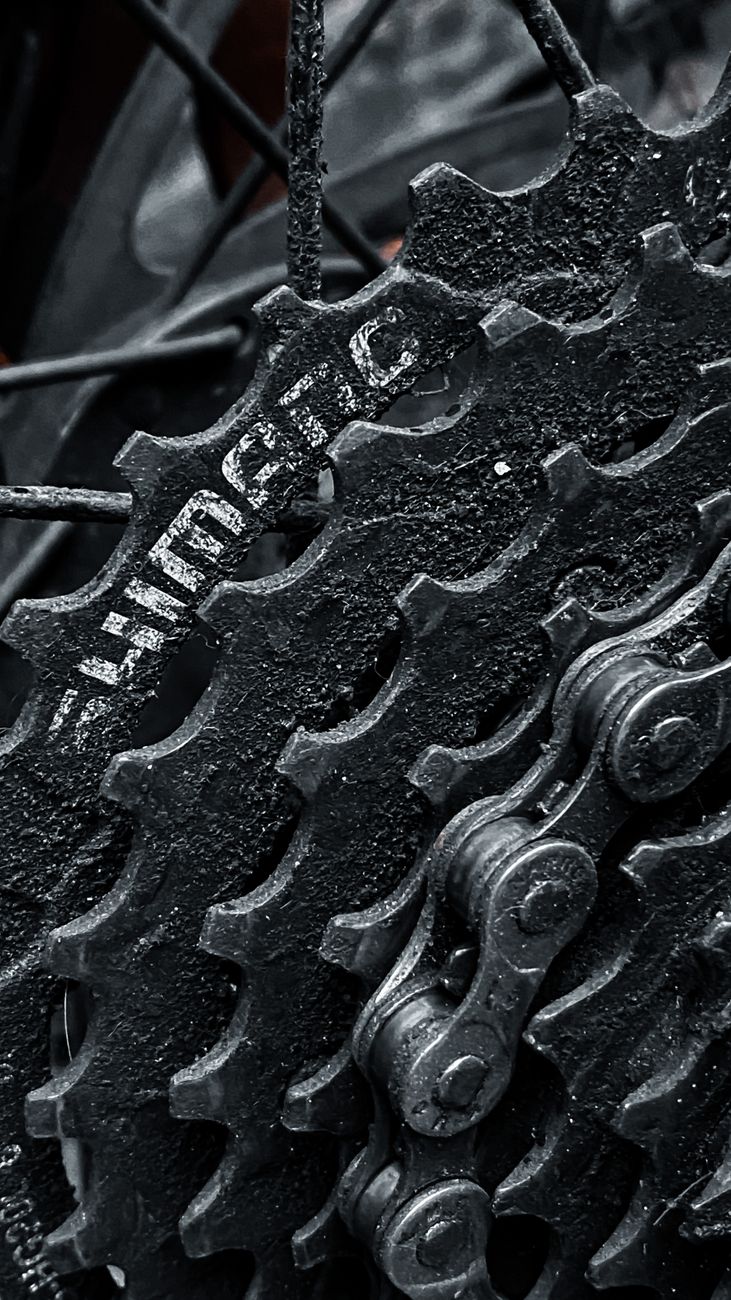 close up of cogwheels in machinery