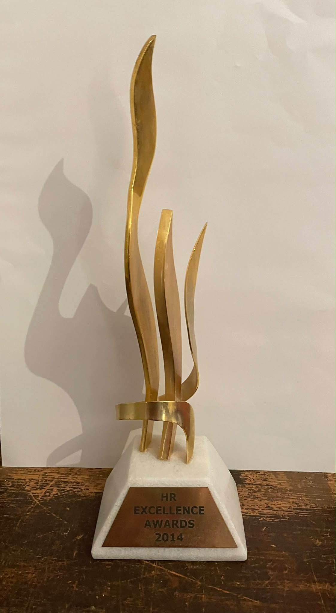 Pokal des Human Resources Excellence Award 2014